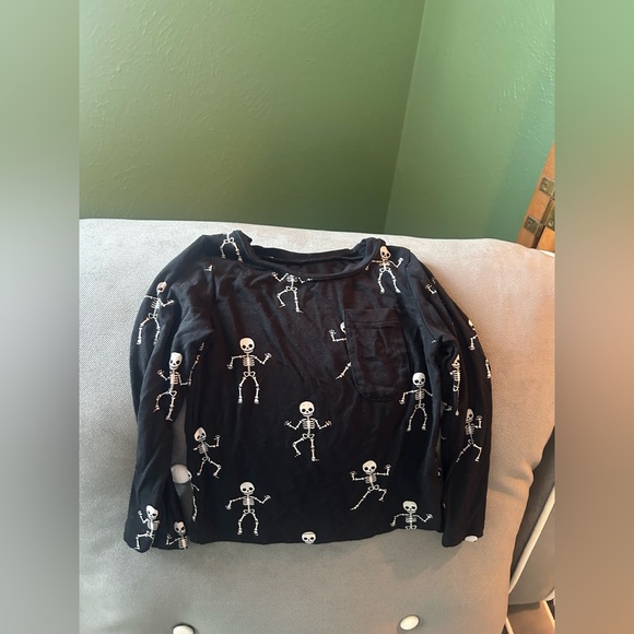 Kyte BABY Other - Kyte BABY Black Skeleton Long Sleeve Tee